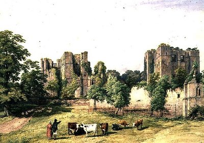 Rovine del castello di Kenilworth da Thomas Baker